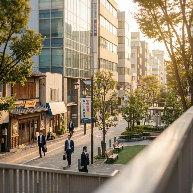 城南エリアの街並み